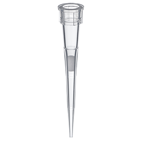 Наконечники 10 мкл, стерильні, з фільтром, 96шт/штатив